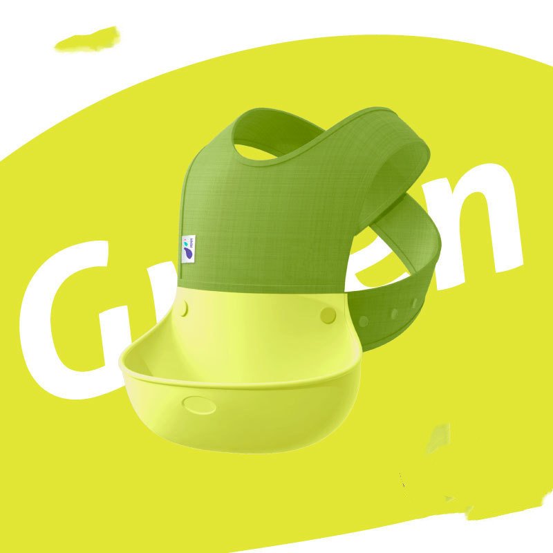 Silicone Baby Bib – Waterproof Meal Pocket, Detachable Style - Image 6