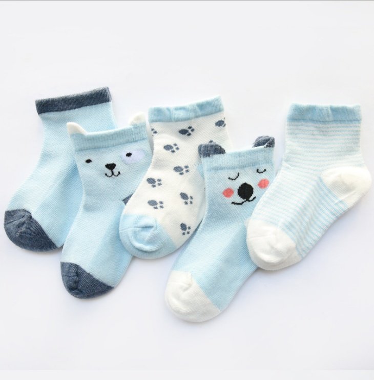 Kids Socks Pack of 5 – Breathable Cotton Socks for Boys and Girls - Image 5