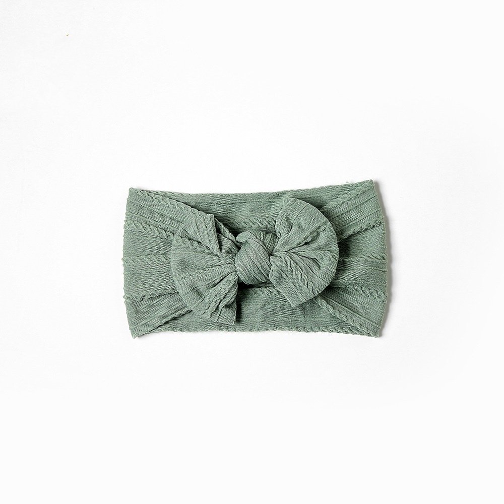 Nylon Bow Headband for Babies & Toddlers - Stretch Fit, Ages 0-8 - Image 8