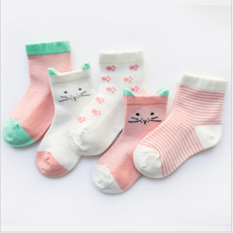 Kids Socks Pack of 5 – Breathable Cotton Socks for Boys and Girls - Image 4