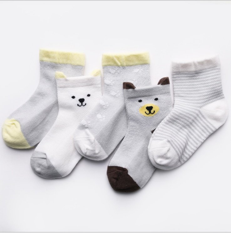 Kids Socks Pack of 5 – Breathable Cotton Socks for Boys and Girls - Image 6