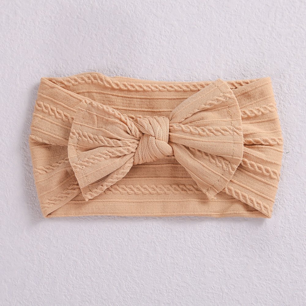 Nylon Bow Headband for Babies & Toddlers - Stretch Fit, Ages 0-8 - Image 7